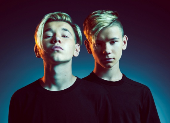 The twins Marcus and Martinus, norwegian pop singers